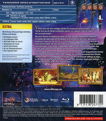 Prinsessan Och Grodan (Blu-ray) - 2