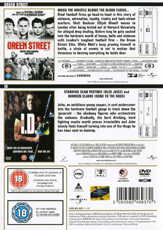 Green Street / I.D. (2-disc) (ej svensk text) - 2