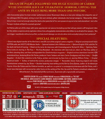 The Fury (ej svensk text) (Blu-ray) - 2