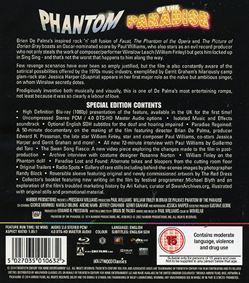 Phantom of the Paradise (ej svensk text) (Blu-ray) - 2