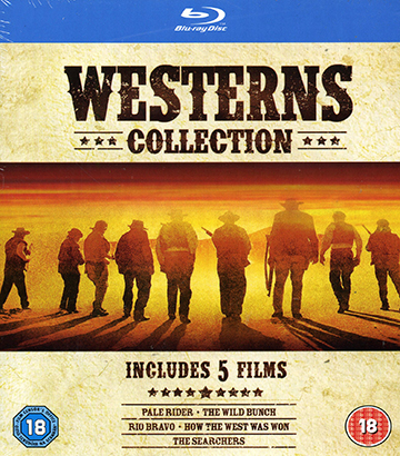 Westerns Collection (5-disc) (ej svensk text på Searchers) (Blu