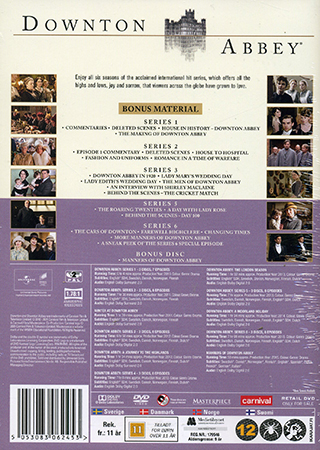 Downton Abbey - Säsong 1-6 (23-disc) - 2