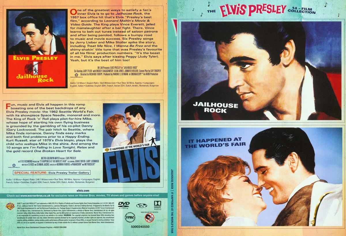 Elvis Presley 14 Film Collection Svensk Text På 6 Filmer