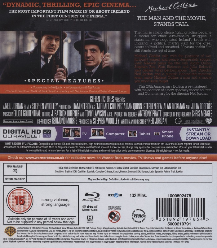 Michael Collins (ej svensk text) (Blu-ray) - 2