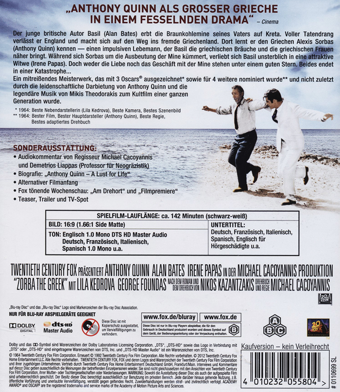Zorba the Greek (ej svensk text) (Blu-ray) - 2