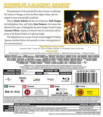 Spartacus (Blu-ray) (Begagnad) - 2