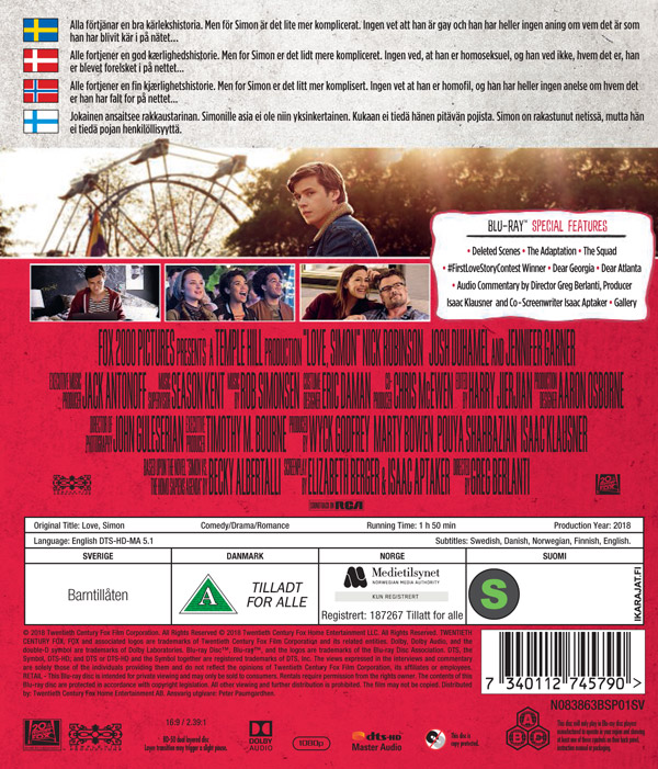 Love, Simon (Blu-ray) - 2