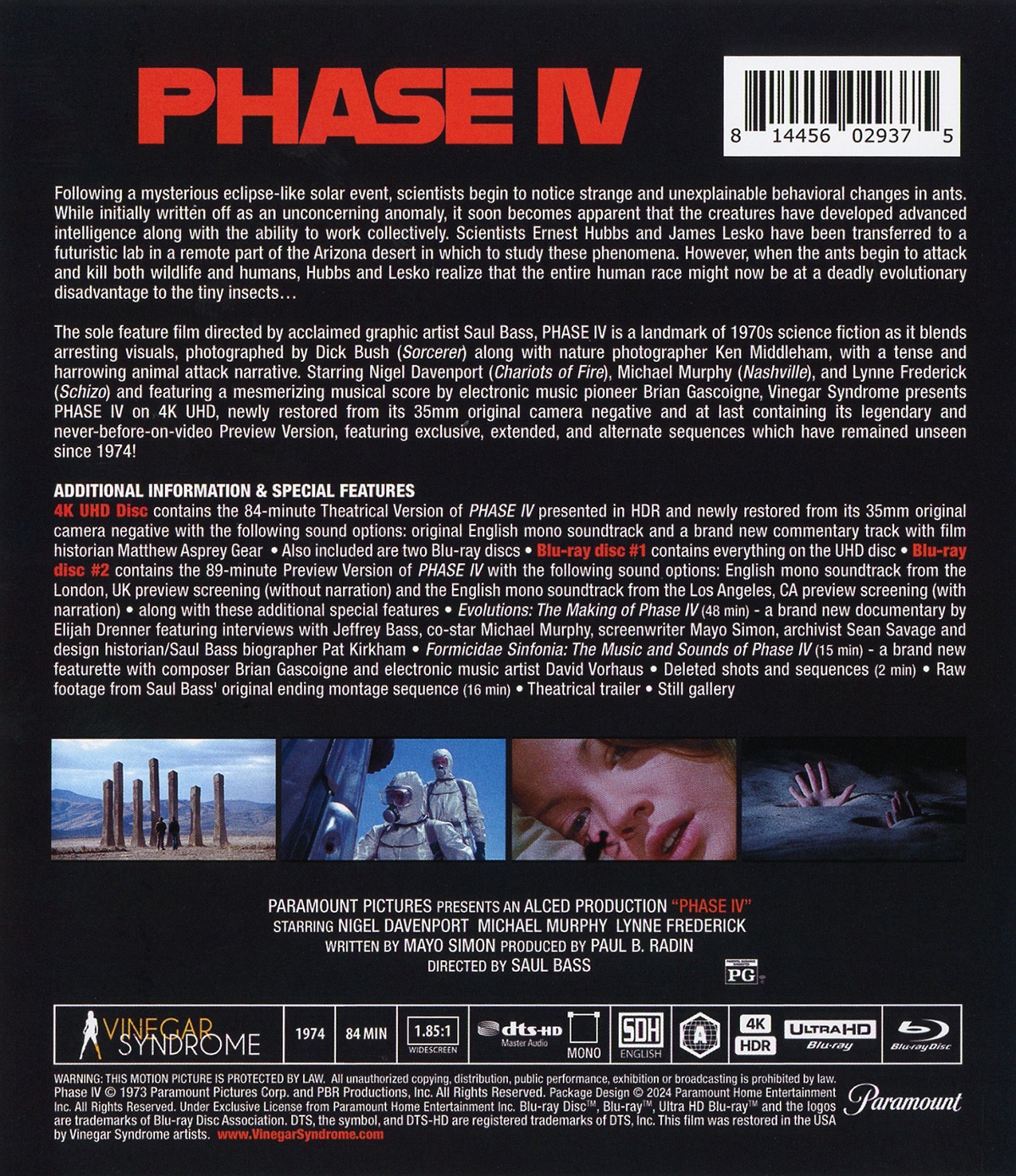 Phase IV (ej svensk text) (4K Ultra HD + Blu-ray) - 2