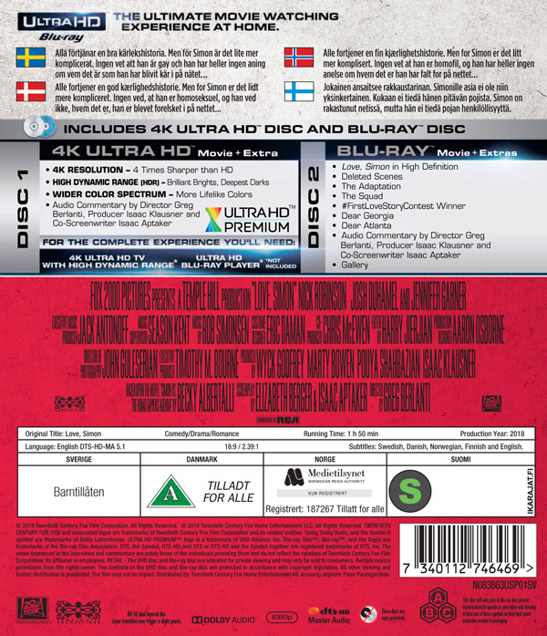 Love, Simon (4K Ultra HD Blu-ray) - 2