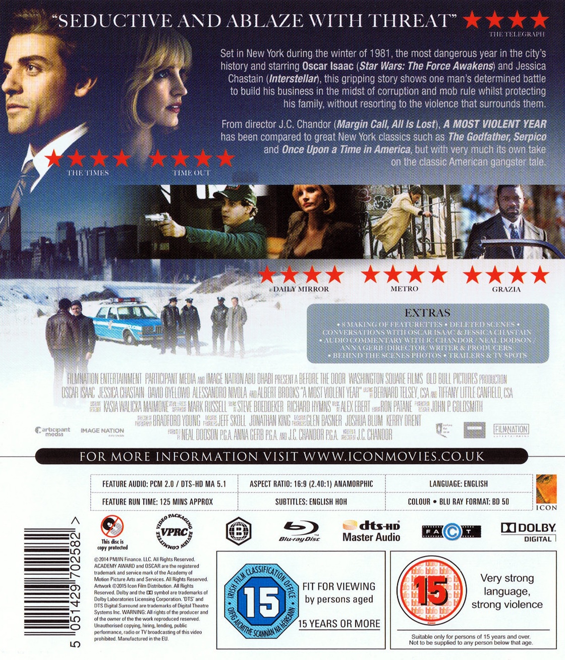 A Most Violent Year (ej svensk text) (Blu-ray) - 2