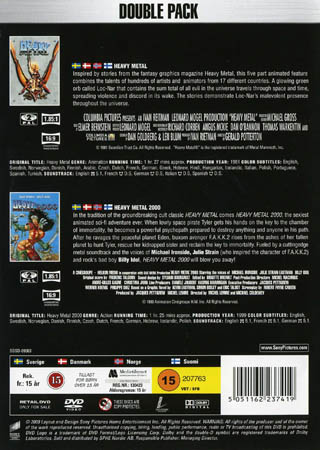 Heavy Metal / Heavy Metal 2000 (2-disc) - 2
