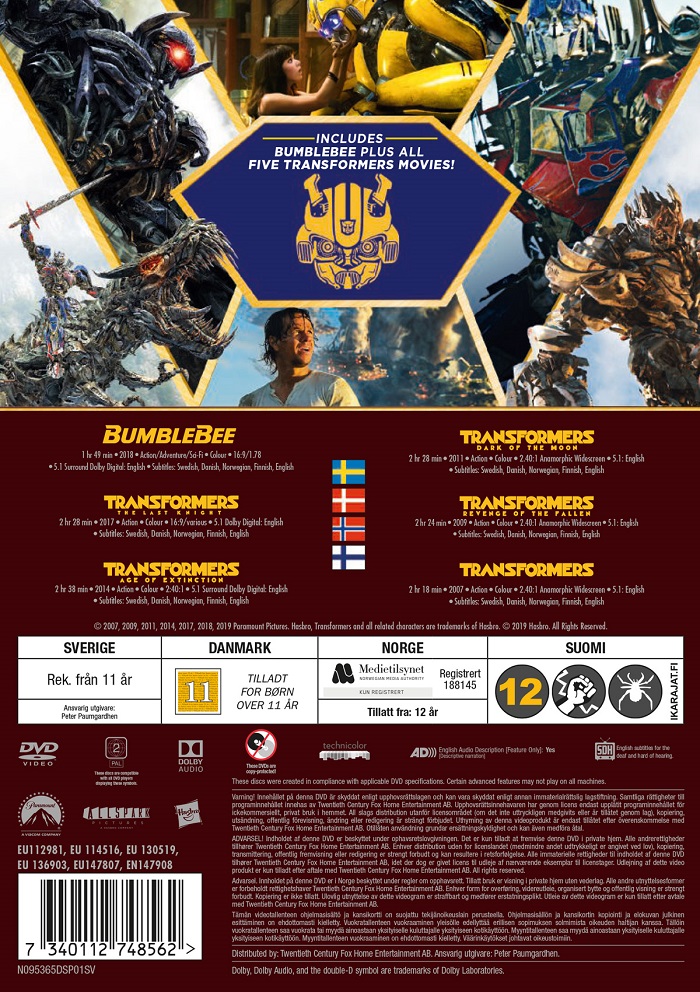 Transformers 1-6 - 2
