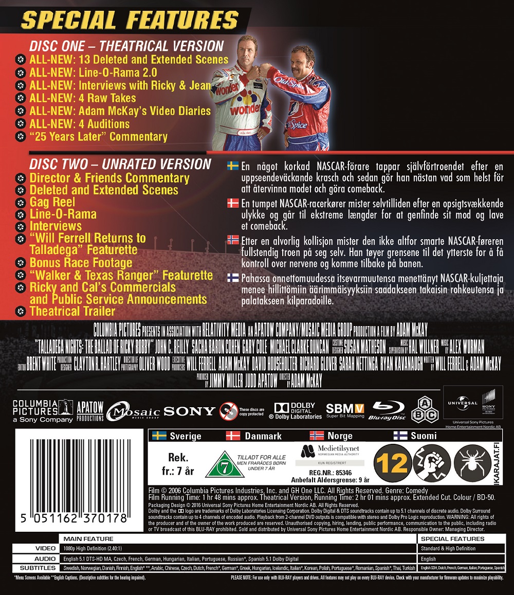 Talladega Nights - 10th Anniversary (Blu-ray) - 2