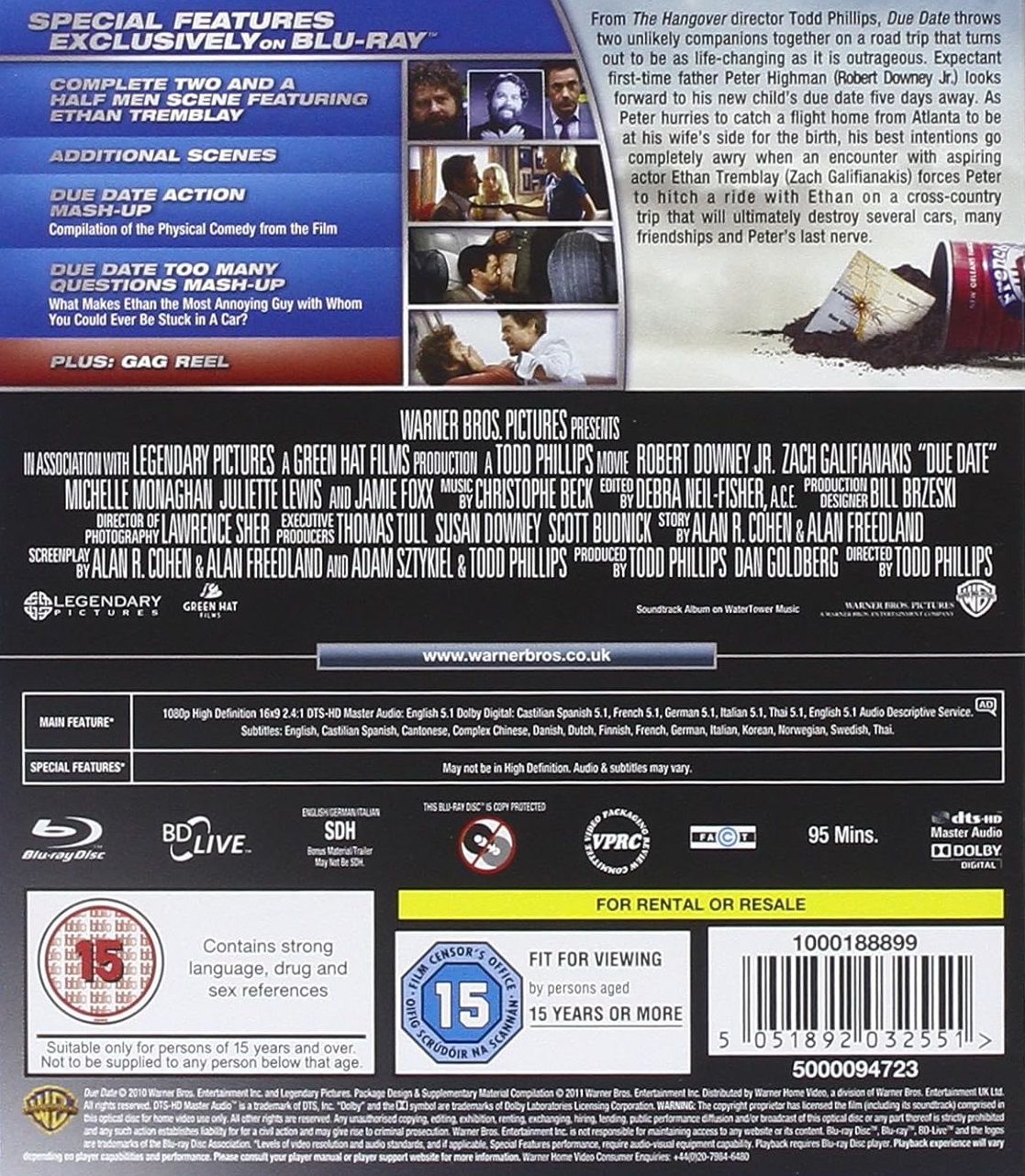 Due Date (Blu-ray) - 2