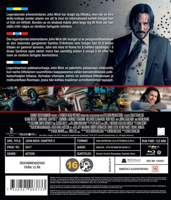 John Wick: Chapter 2 (Blu-ray) (Begagnad) - 2
