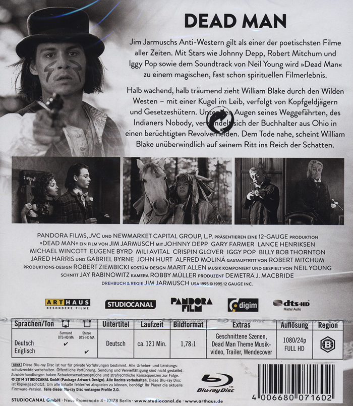 Dead Man (ej svensk text) (Blu-ray) - 2