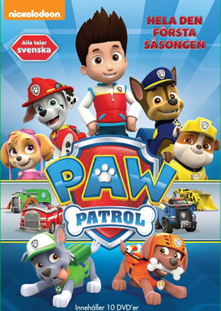 PAW Patrol - Säsong 1: Vol 1-10 Complete Box