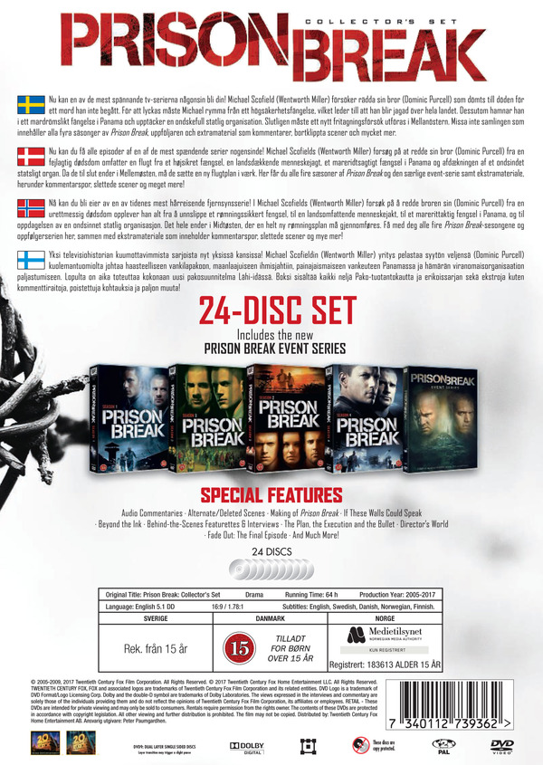 Prison Break - Complete Box (24 disc) - 2