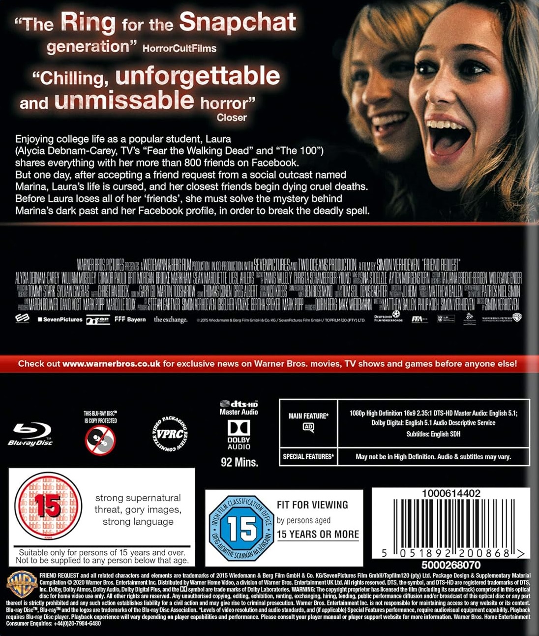 Friend Request (ej svensk text) (Blu-ray) - 2