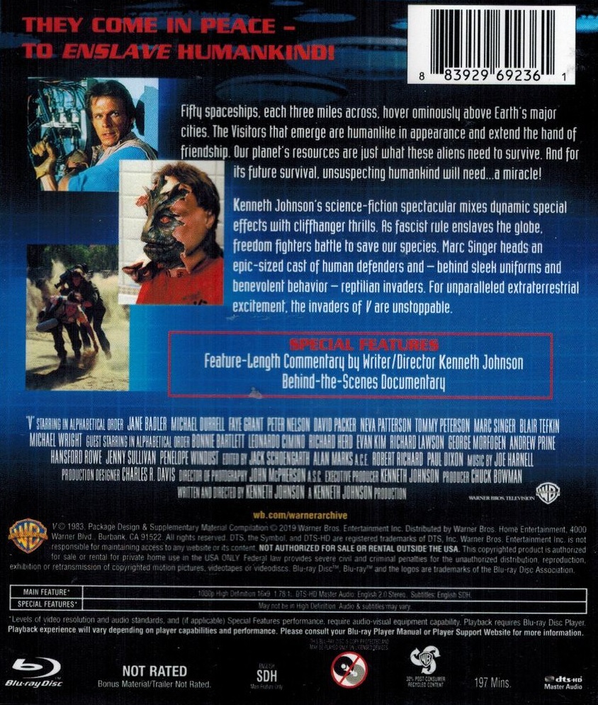 V - Miniserien (ej svensk text) (Blu-ray) - 2