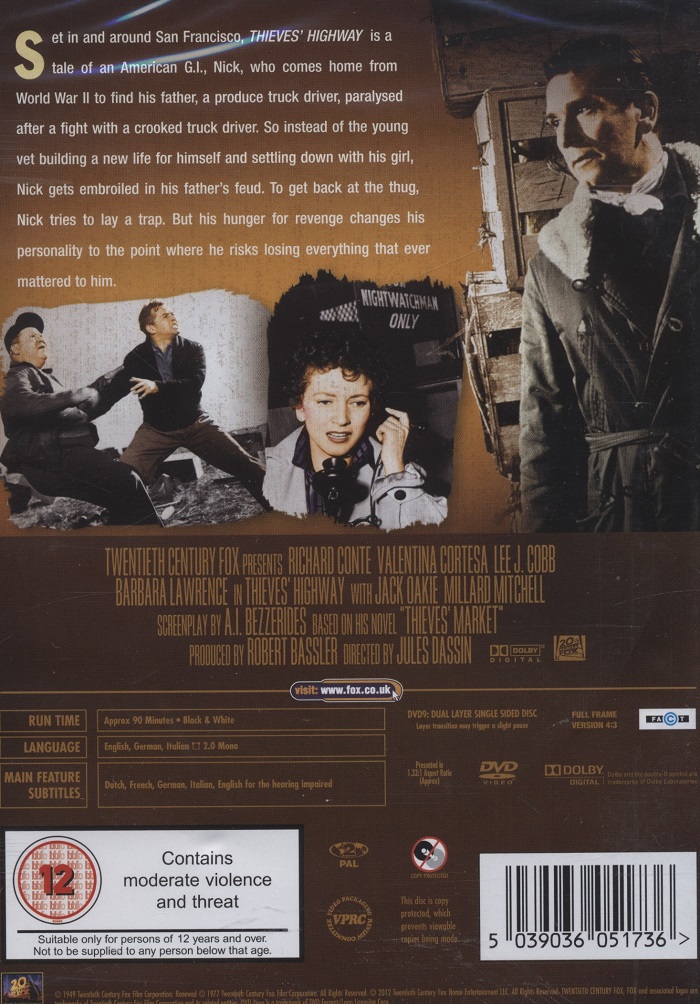 Thieves' Highway (ej svensk text) - 2