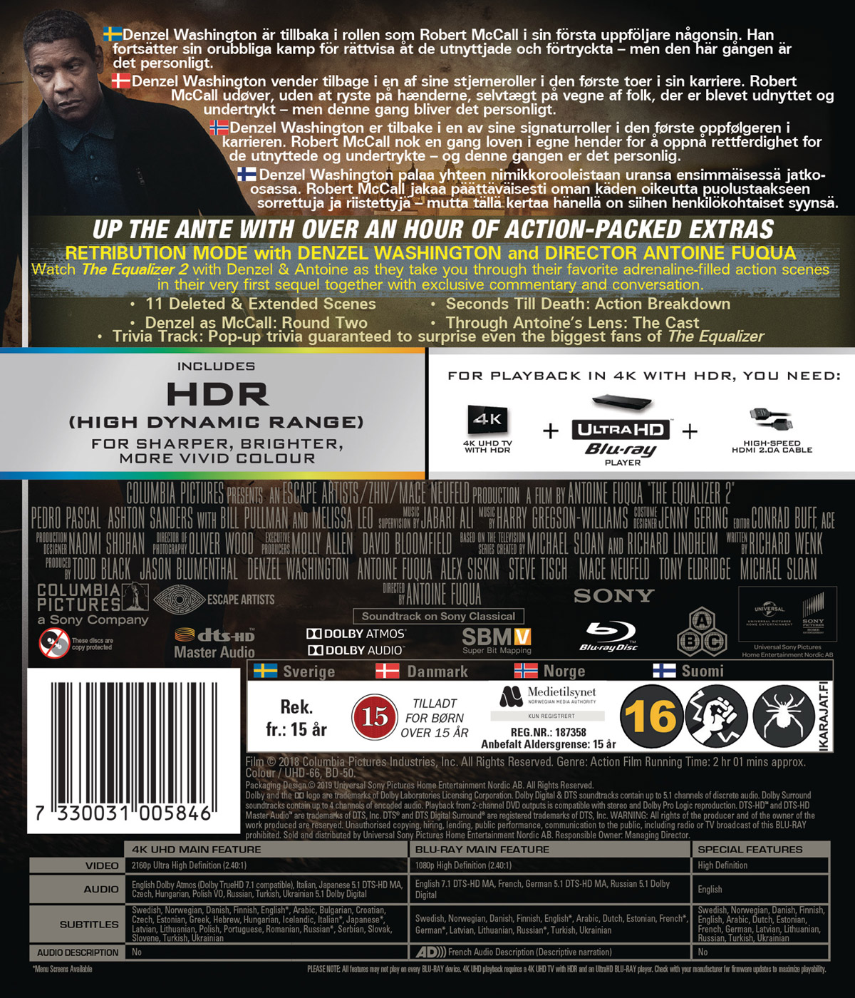 Equalizer 2 (4K Ultra HD Blu-ray) - 2