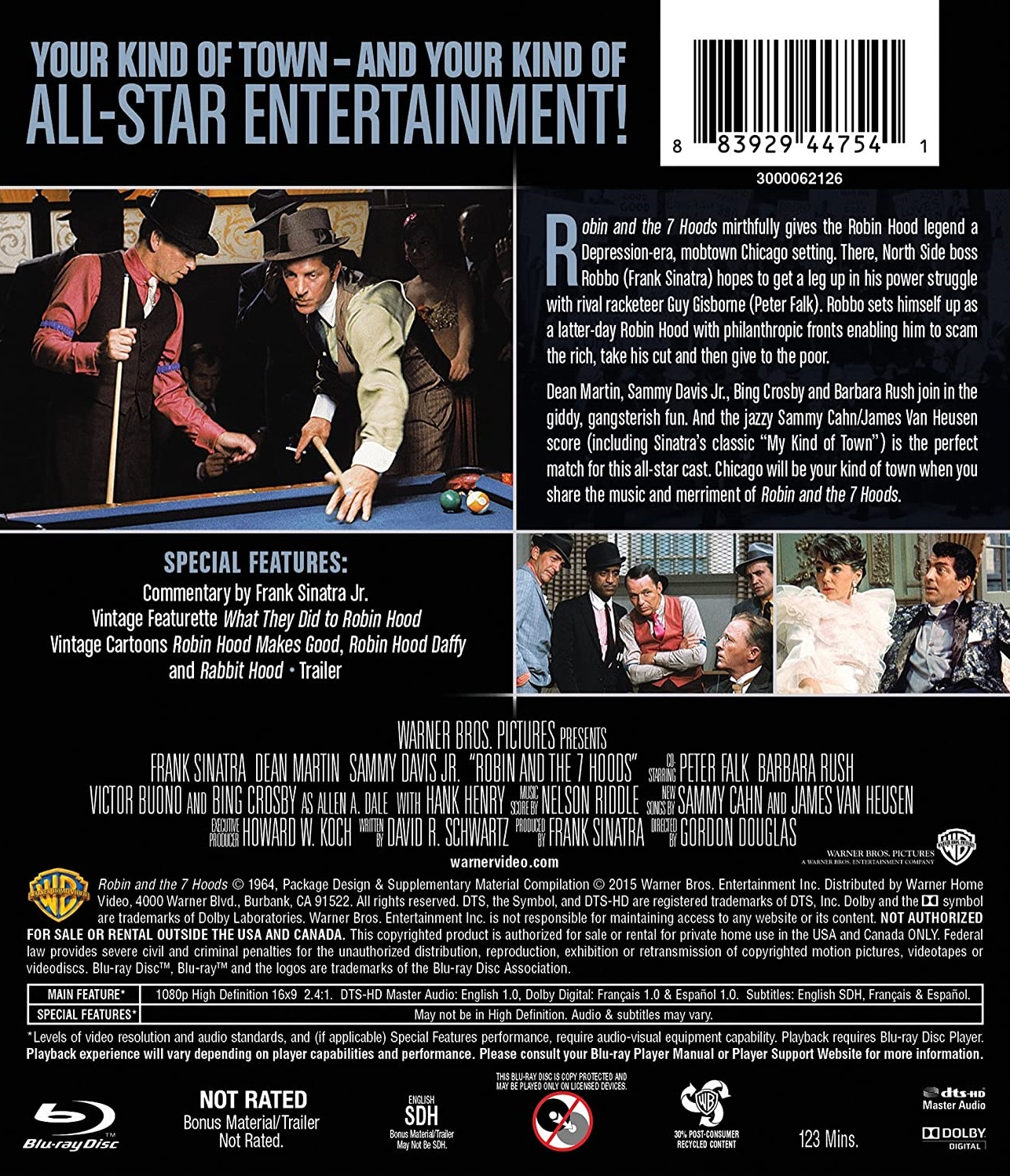 Robin And the 7 Hoods (ej svensk text) (Blu-ray) - 2