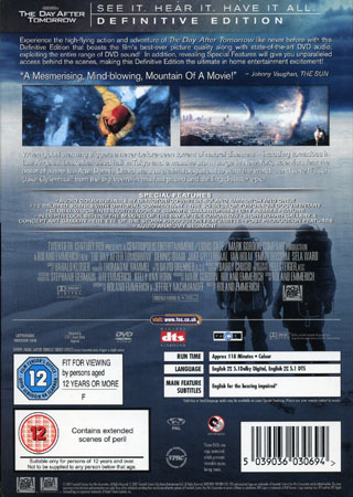 Day After Tomorrow - Definitive Edition (2-disc) (ej svensk text) - 2