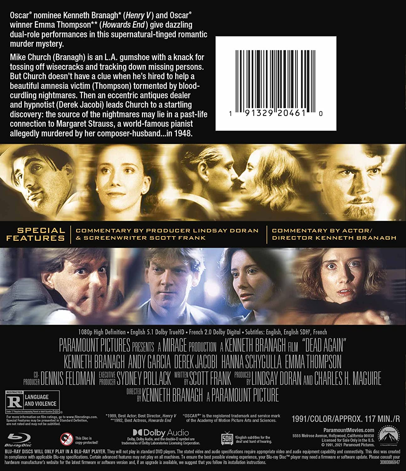 Dead Again (ej svensk text) (Blu-ray) - 2