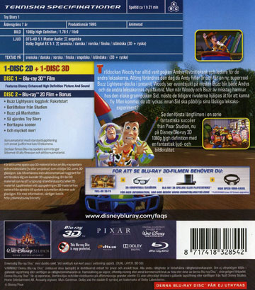 Toy Story (Real 3D + Blu-ray) - 2