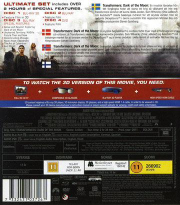 Transformers 3 - Dark of the Moon (Real 3D + Blu-ray + DVD) - 2