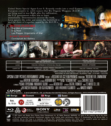 Resident Evil - Damnation (Animerad) (Blu-ray) - 2