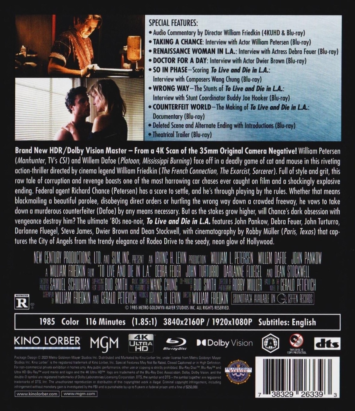 To Live And Die In L.A. (ej svensk text) (4K Ultra HD + Blu-ray) - 2