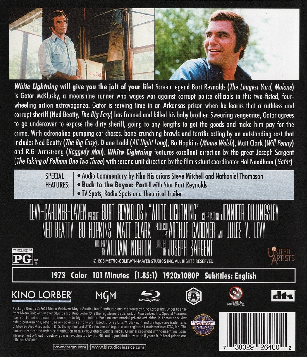 White Lightning (ej svensk text) (Blu-ray) (OBS! Region A) - 2