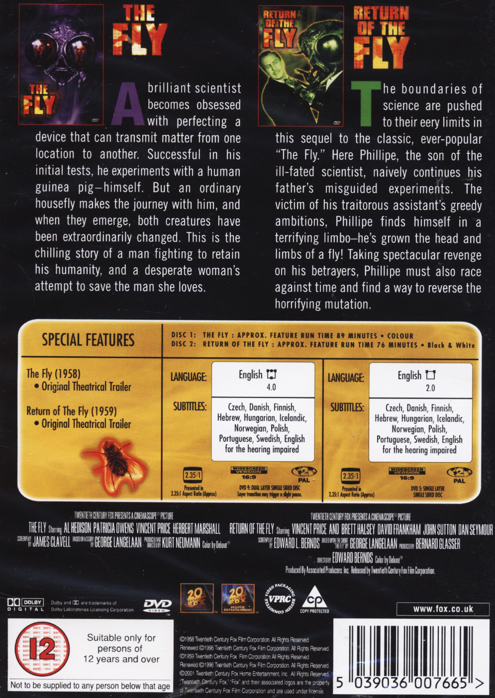The Fly / Return of the Fly - 2