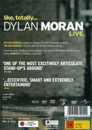 Dylan Moran - Like Totally Live - 2