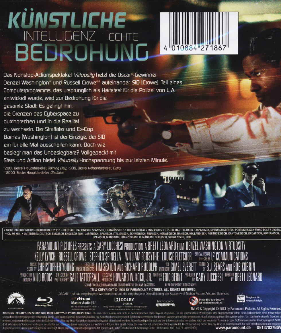 Virtuosity (Blu-ray) - 2