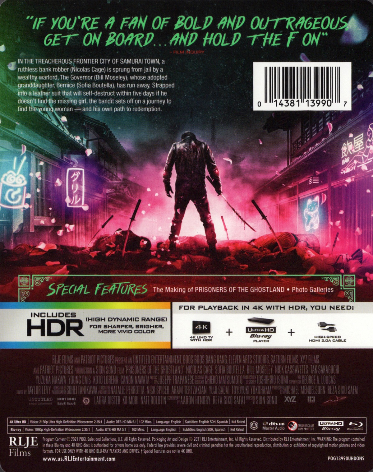 Prisoners of the Ghostland (Steelbook) (ej svensk text) (Blu-ray) - 2