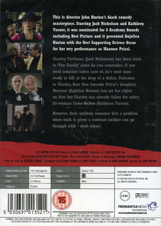 Prizzi's Honor (ej svensk text) - 2