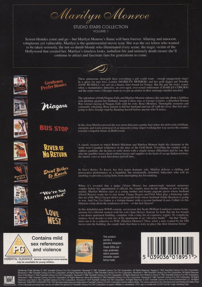 Marylin Monroe: Studio Stars Collection - Volume 1 - 2