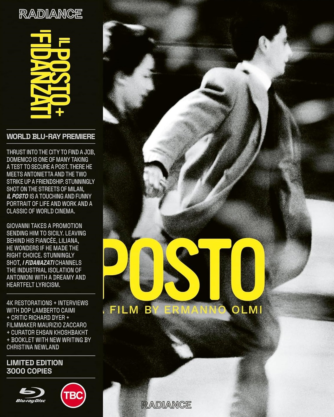 Il Posto + I Fidanzati (Limited Edition) (ej svensk text) (Blu-ray)