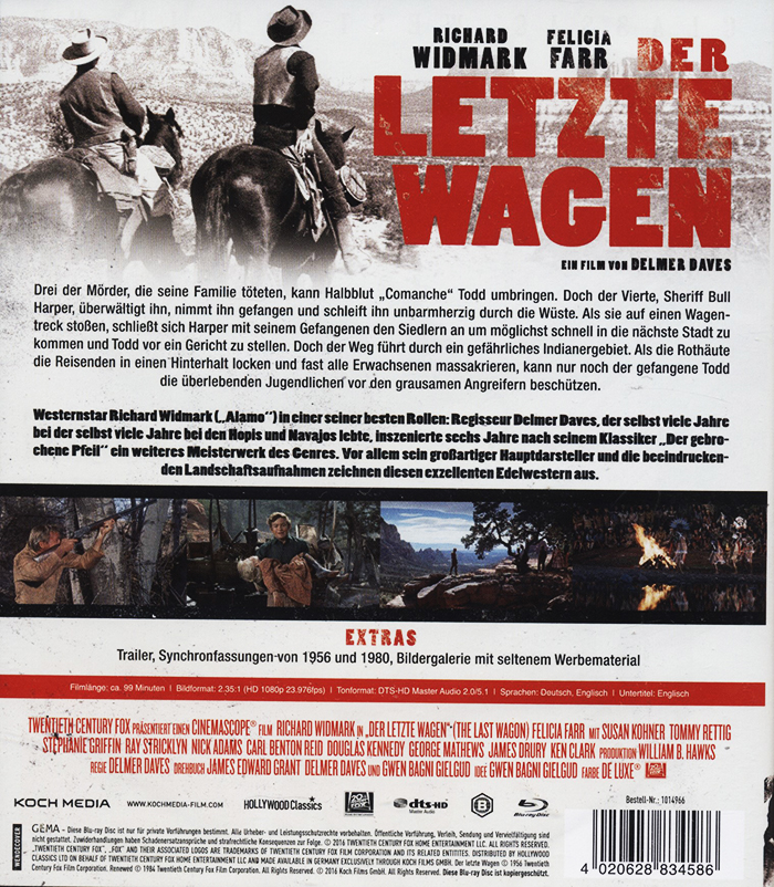 The Last Wagon (ej svensk text) (Blu-ray) - 2