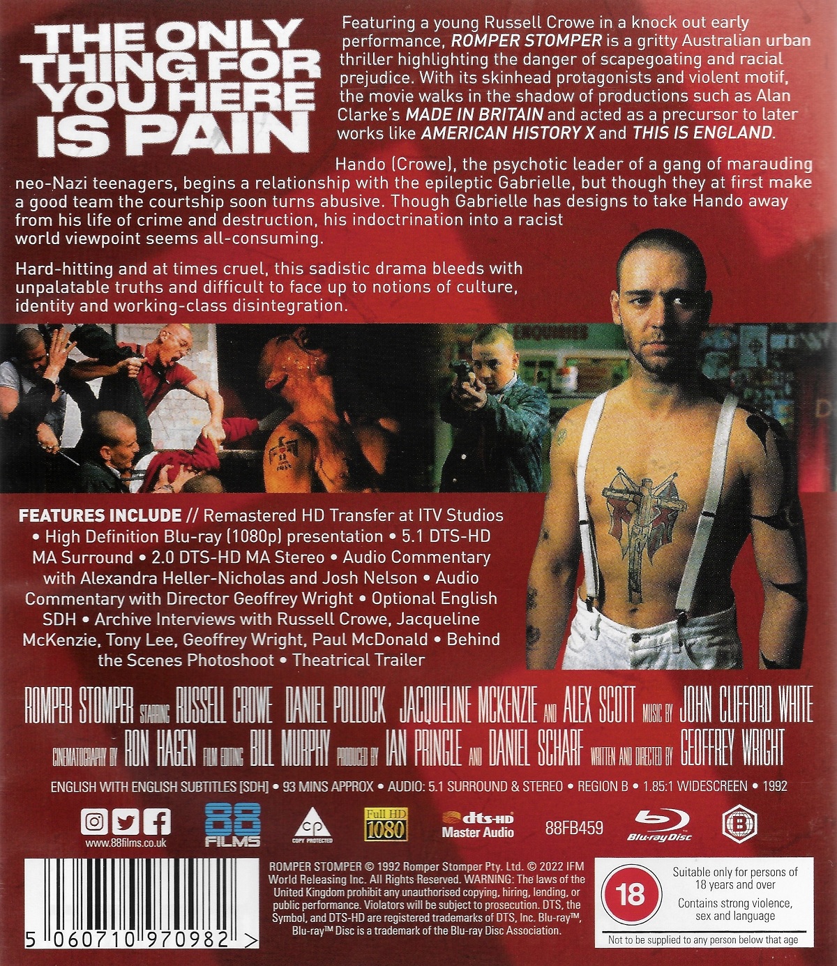 Romper Stomper - Limited Edition (ej svensk text) (Blu-ray) - 2