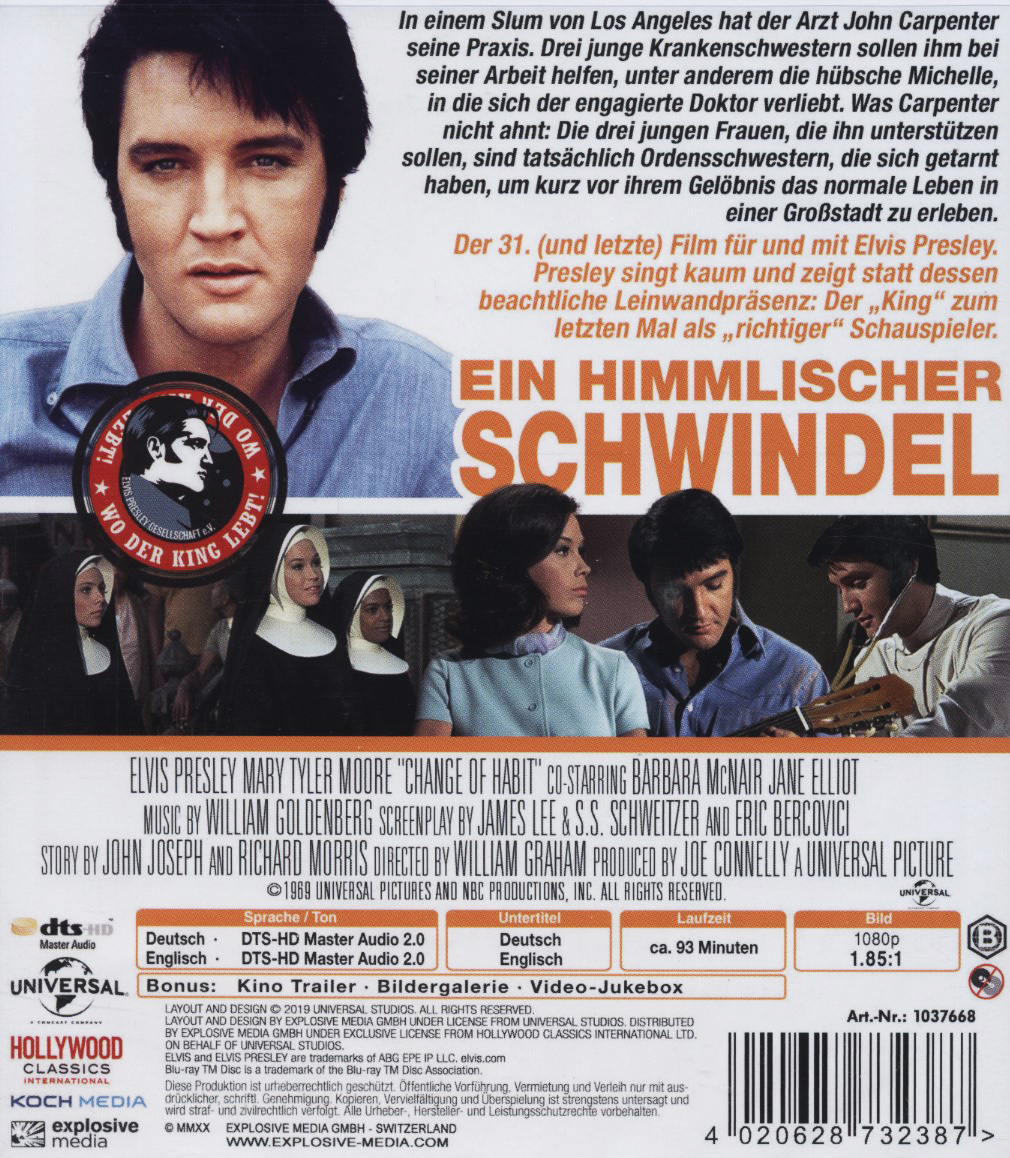 Change of Habit (ej svensk text) (Blu-ray) - 2