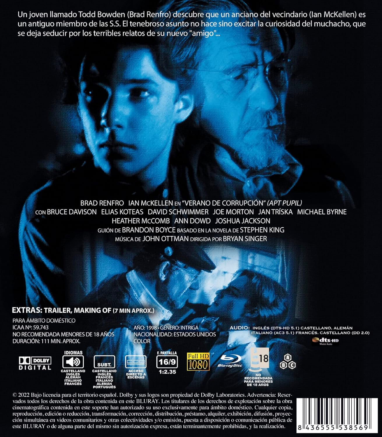 Apt Pupil (ej svensk text) (Blu-ray) - 2
