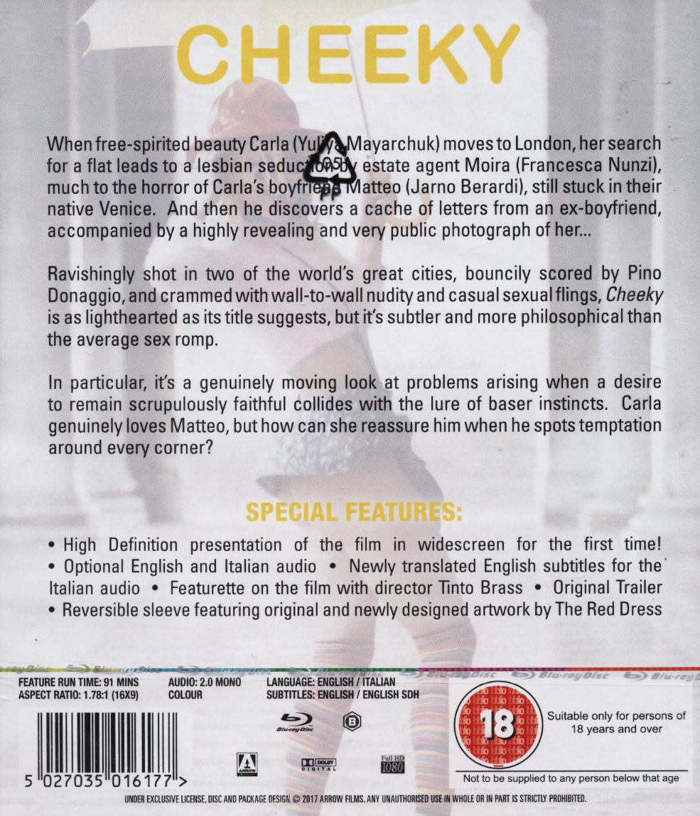 Cheeky (ej svensk text) (Blu-ray) - Kvarnvideo.se