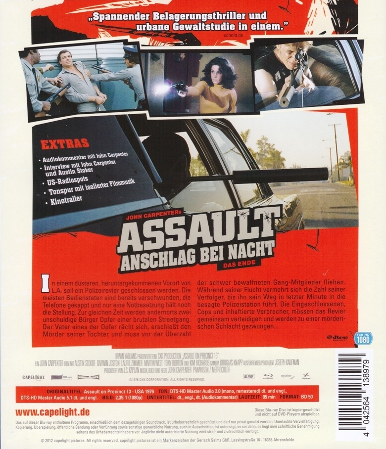 Assault On Precinct 13 (ej svensk text) (Blu-ray) - 2