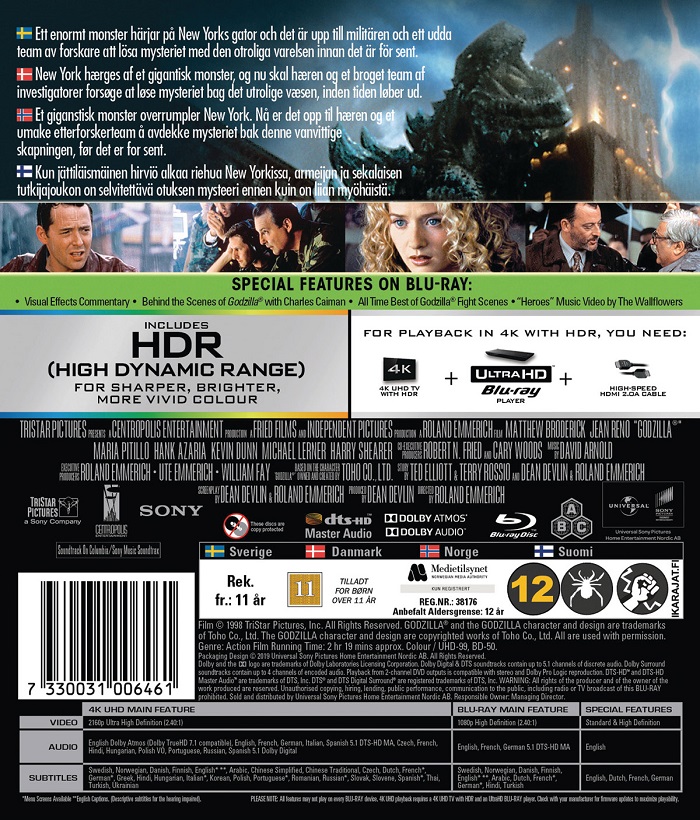 Godzilla (4K Ultra HD + Blu-ray) - 2