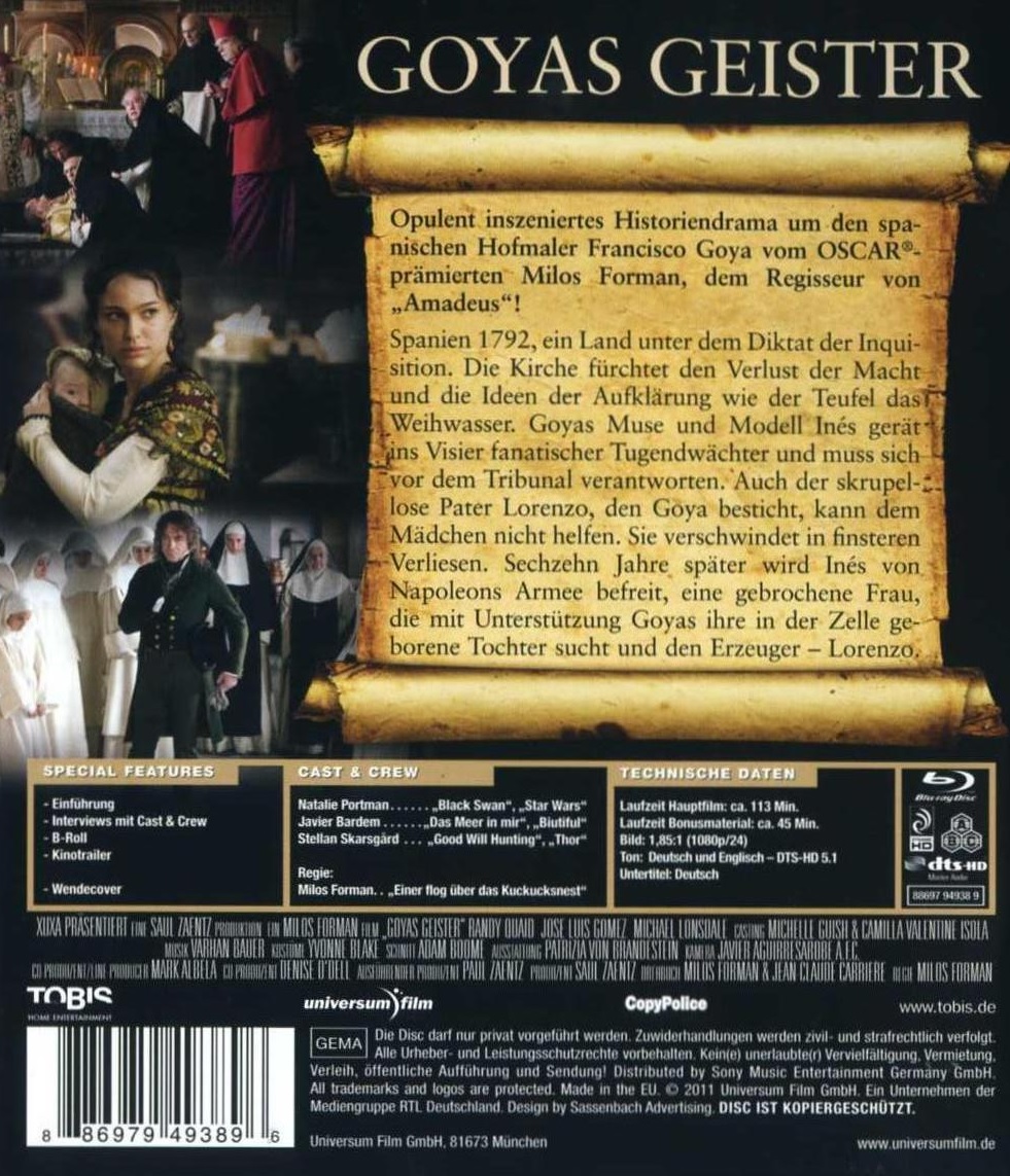 Goya's Ghosts (ej svensk text) (Blu-ray) - 2
