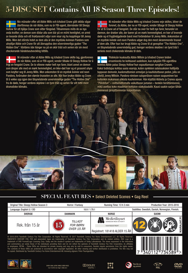 Sleepy Hollow - Säsong 3 - 2